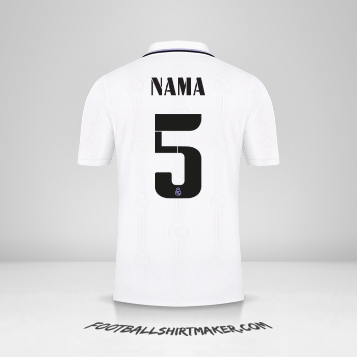Jersey Real Madrid CF Cup 2022/2023 -  nama - 5