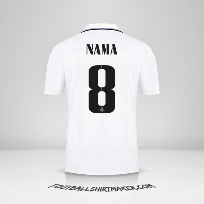 Jersey Real Madrid CF Cup 2022/2023 -  nama - 8