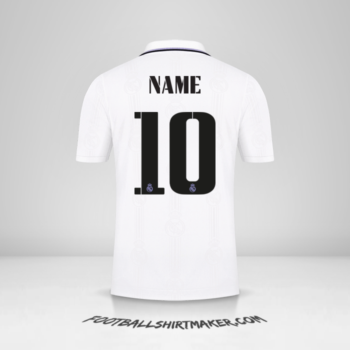 Trikot Real Madrid CF Cup 2022/2023 -  name - 10