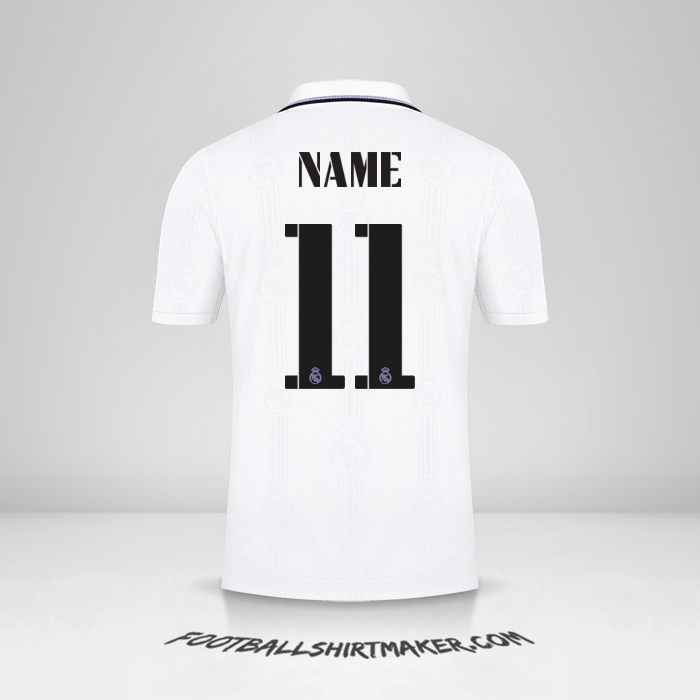 Jersey Real Madrid CF Cup 2022/2023 -  name - 11