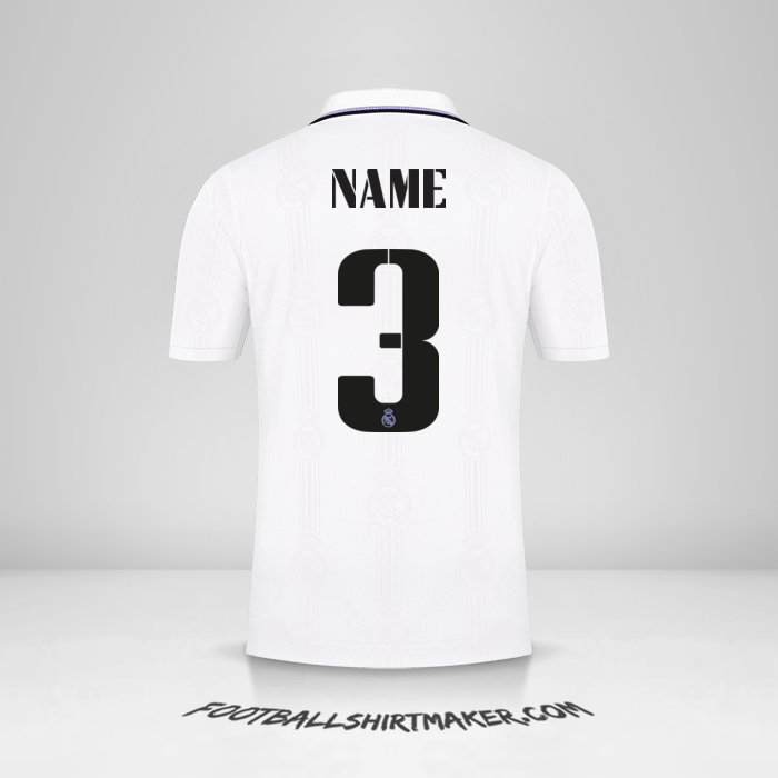 Shirt Real Madrid CF Cup 2022/2023 -  name - 3