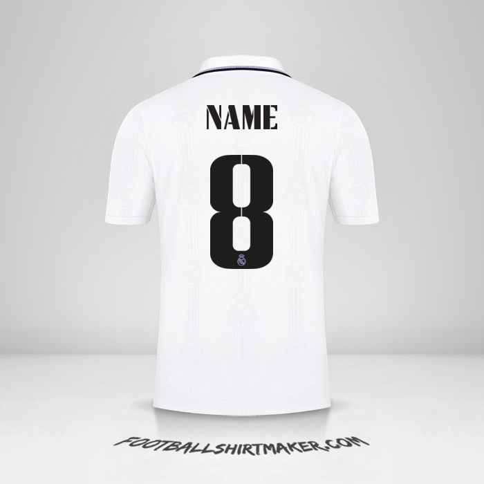 Shirt Real Madrid CF Cup 2022/2023 -  name - 8