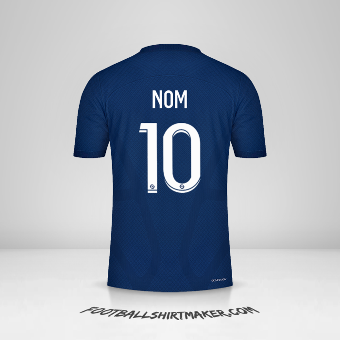 Maillot Paris Saint Germain 2022/2023 -  nom - 10