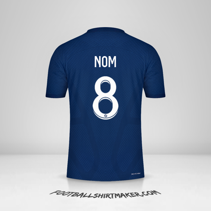 Maillot Paris Saint Germain 2022/2023 -  nom - 8