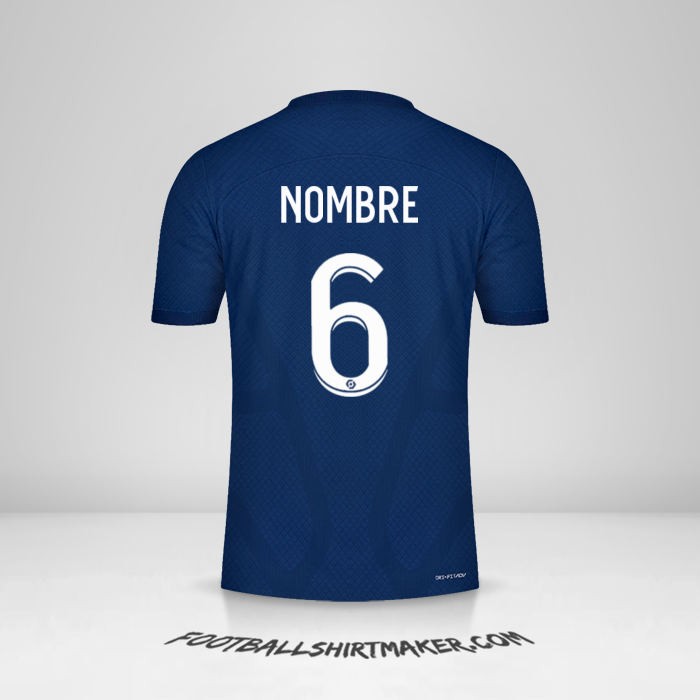 Camiseta Paris Saint Germain 2022/2023 -  nombre - 6