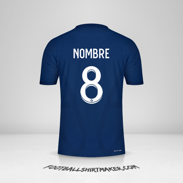 Jersey Paris Saint Germain 2022/2023 -  nombre - 8