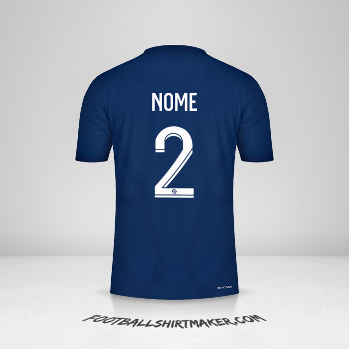 Camisola Paris Saint Germain 2022/2023 -  nome - 2