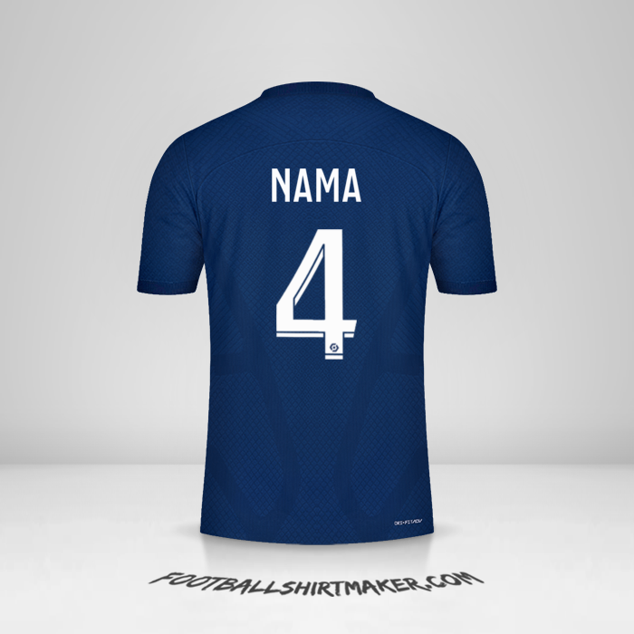 Jersey Paris Saint Germain 2022/2023 -  nama - 4
