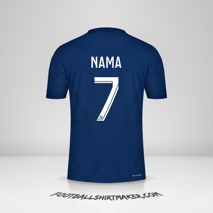 Jersey Paris Saint Germain 2022/2023 -  nama - 7
