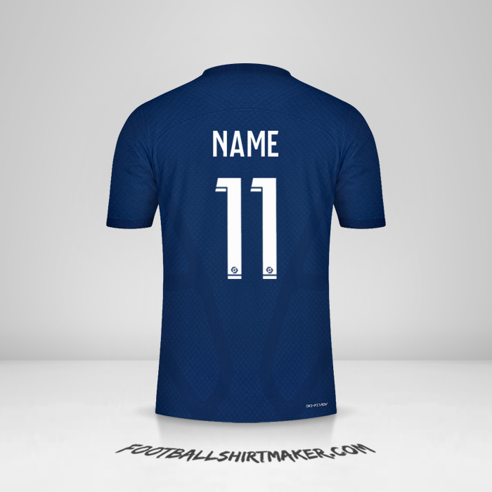 Shirt Paris Saint Germain 2022/2023 -  name - 11