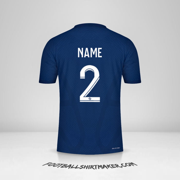 Shirt Paris Saint Germain 2022/2023 -  name - 2