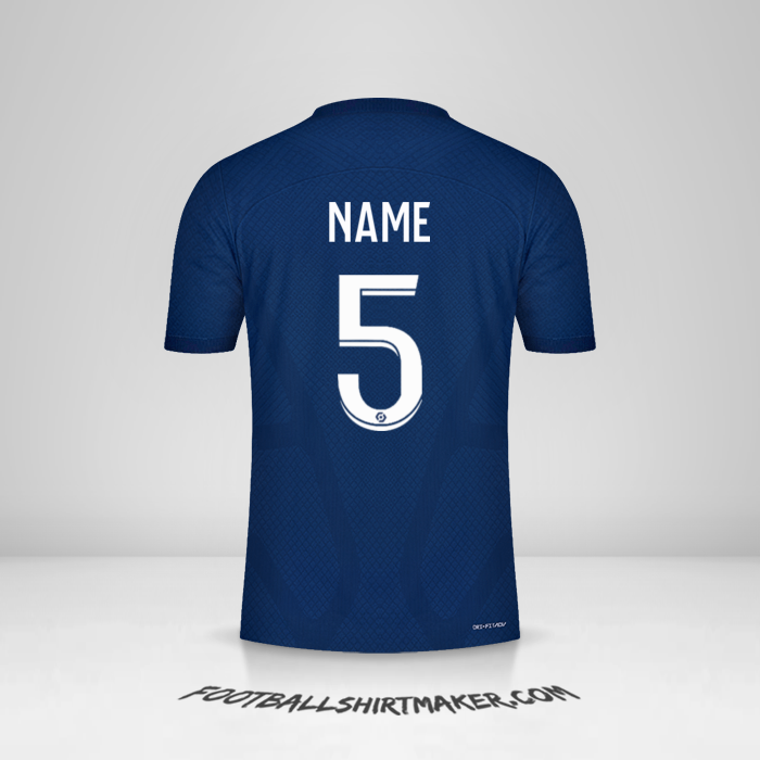 Shirt Paris Saint Germain 2022/2023 -  name - 5