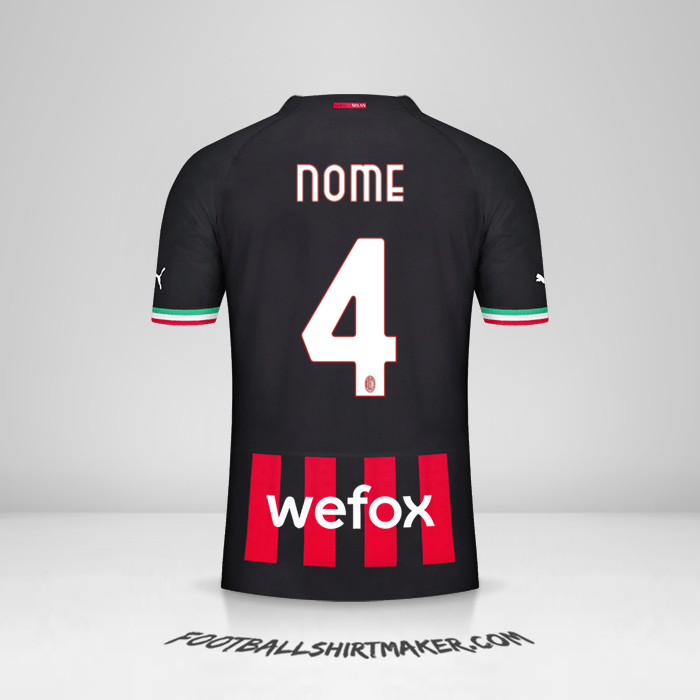 Camisola AC Milan 2022/2023 -  nome - 4
