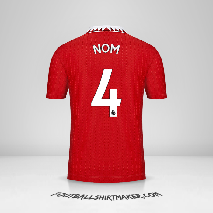 Maillot Manchester United 2022/2023 -  nom - 4