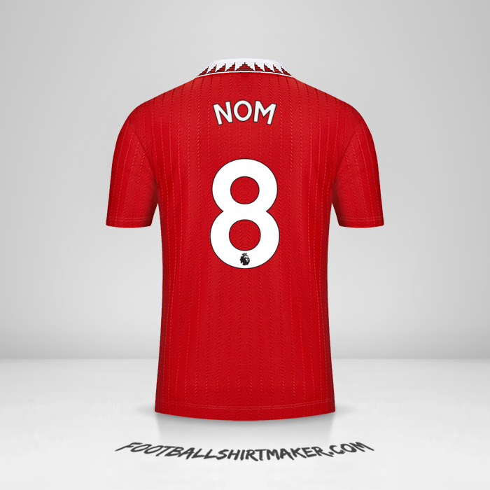 Maillot Manchester United 2022/2023 -  nom - 8