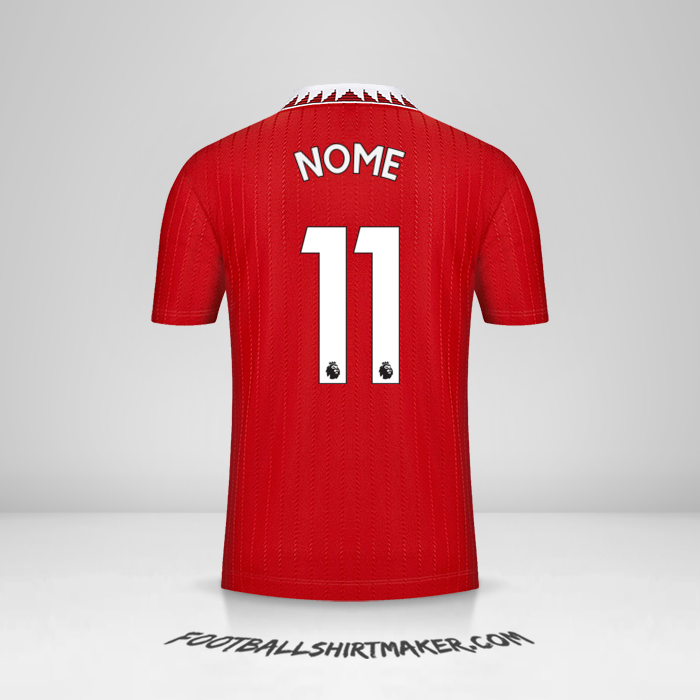 Maglia Manchester United 2022/2023 -  nome - 11