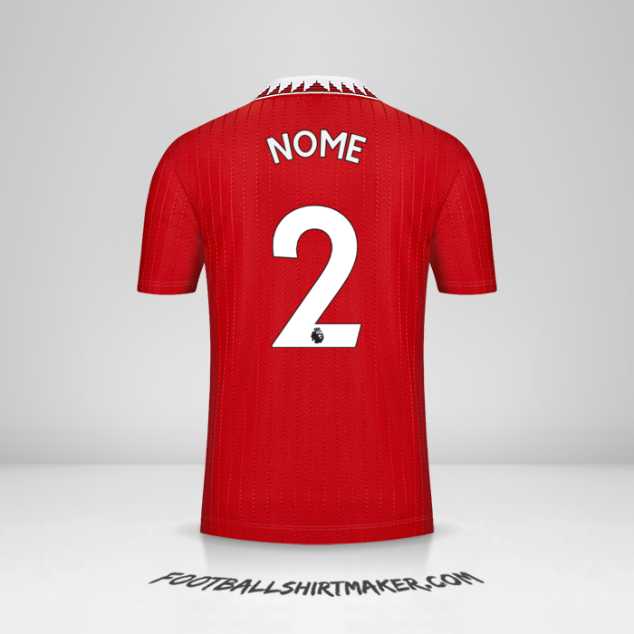 Camisola Manchester United 2022/2023 -  nome - 2