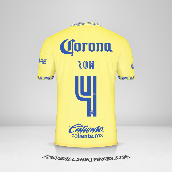 Maillot Club America 2022/2023 -  nom - 4