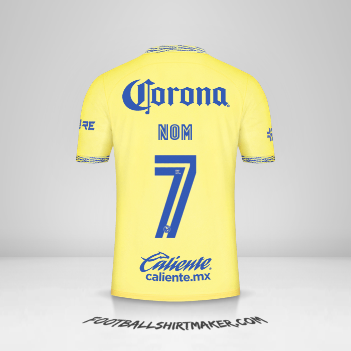 Maillot Club America 2022/2023 -  nom - 7