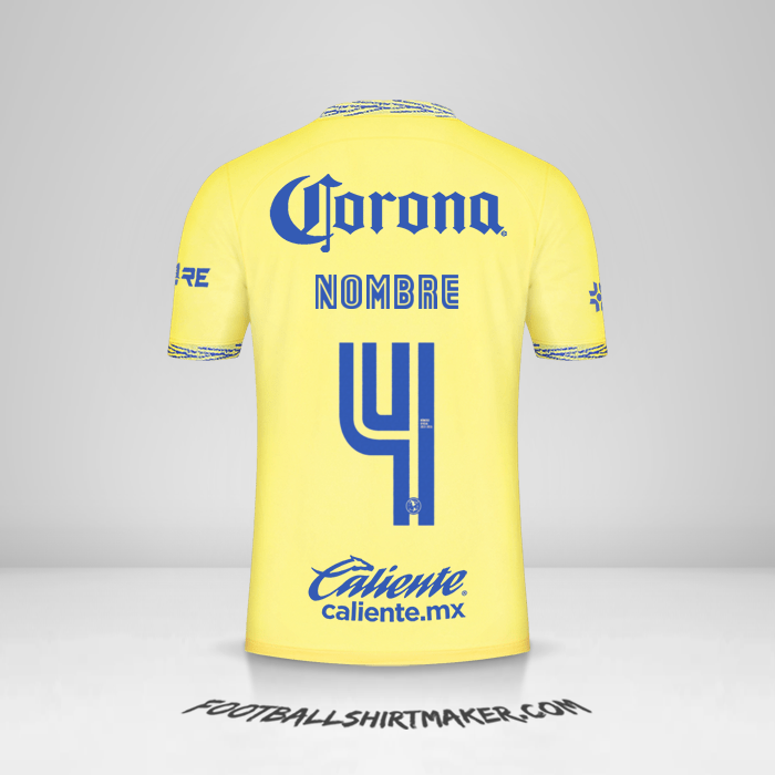 Jersey Club America 2022/2023 -  nombre - 4