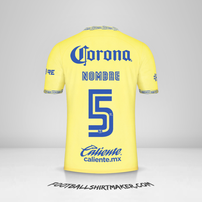 Jersey Club America 2022/2023 -  nombre - 5