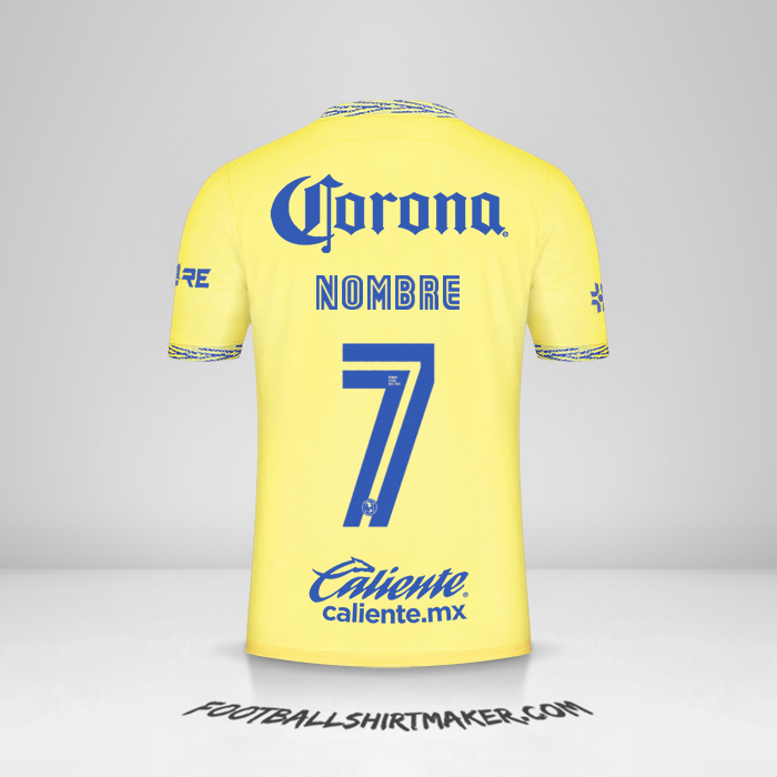 Jersey Club America 2022/2023 -  nombre - 7