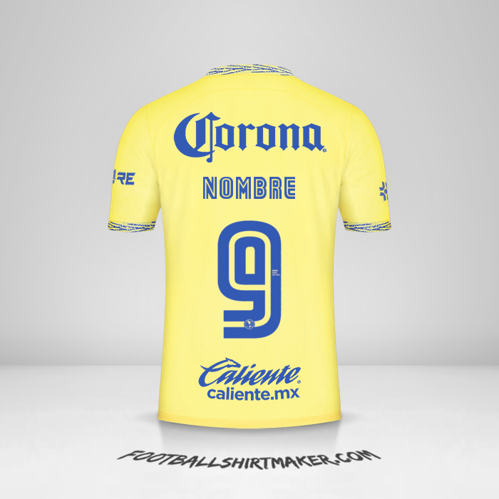Jersey Club America 2022/2023 -  nombre - 9