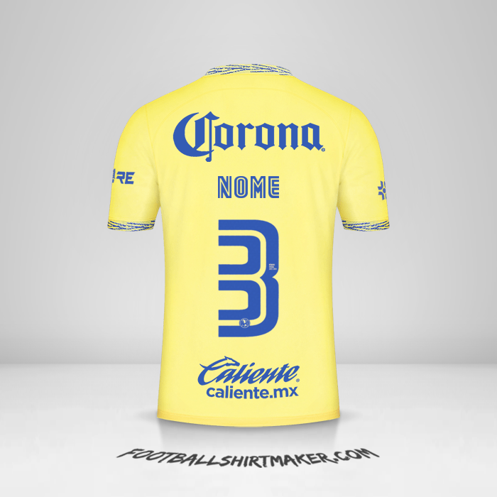 Camisola Club America 2022/2023 -  nome - 3