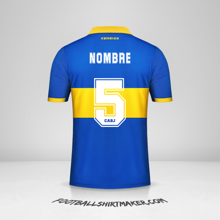 Jersey Boca Juniors 2022/2023 -  nombre - 5