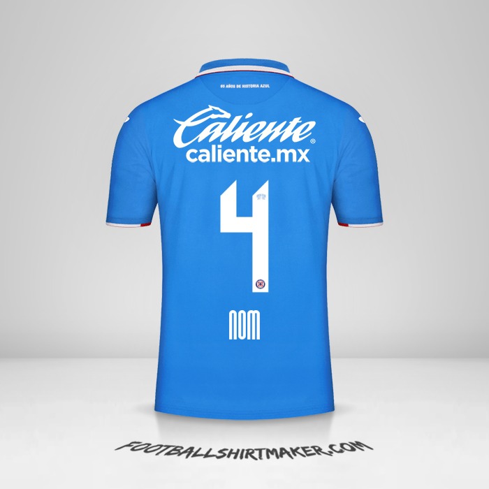 Maillot Cruz Azul 2022/2023 -  nom - 4
