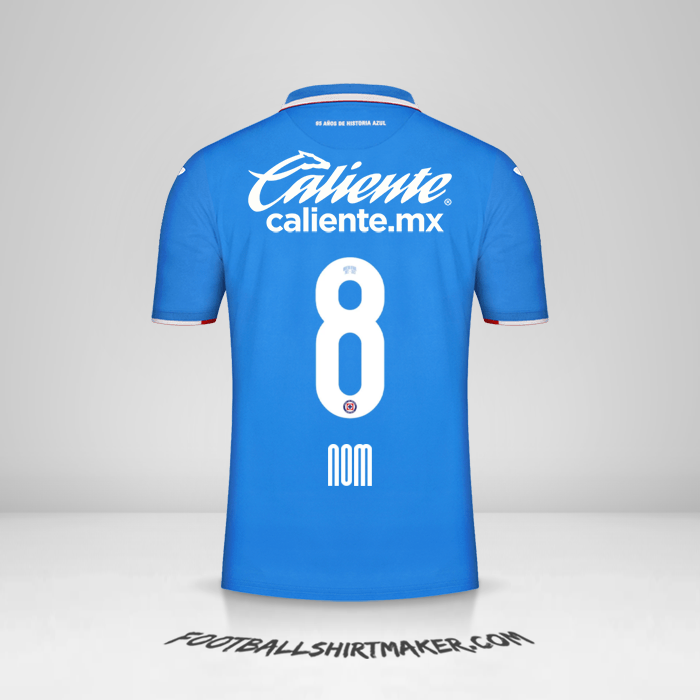 Maillot Cruz Azul 2022/2023 -  nom - 8