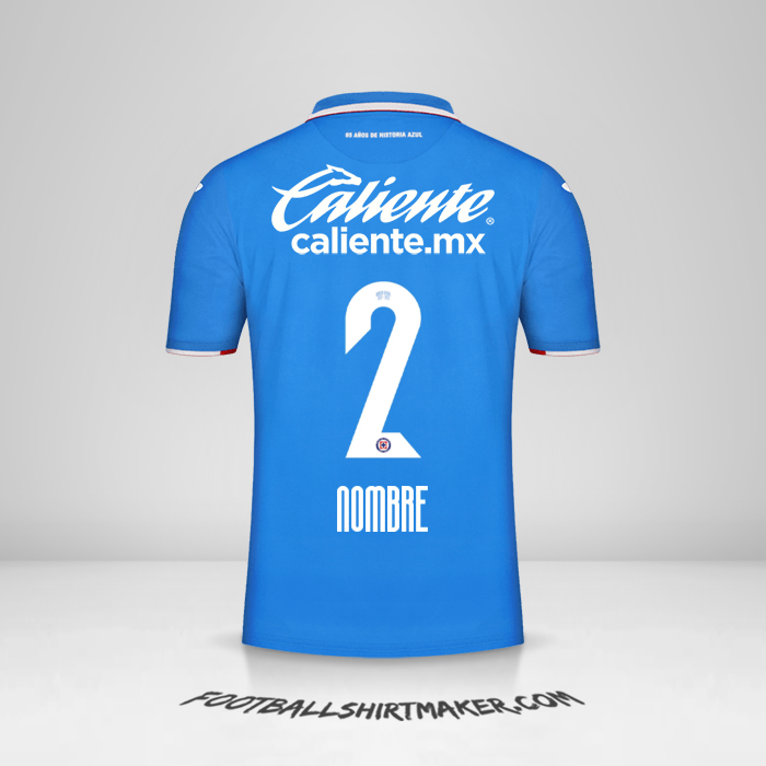 Jersey Cruz Azul 2022/2023 -  nombre - 2