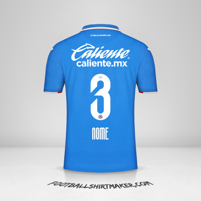 Camisa Cruz Azul 2022/2023 -  nome - 3