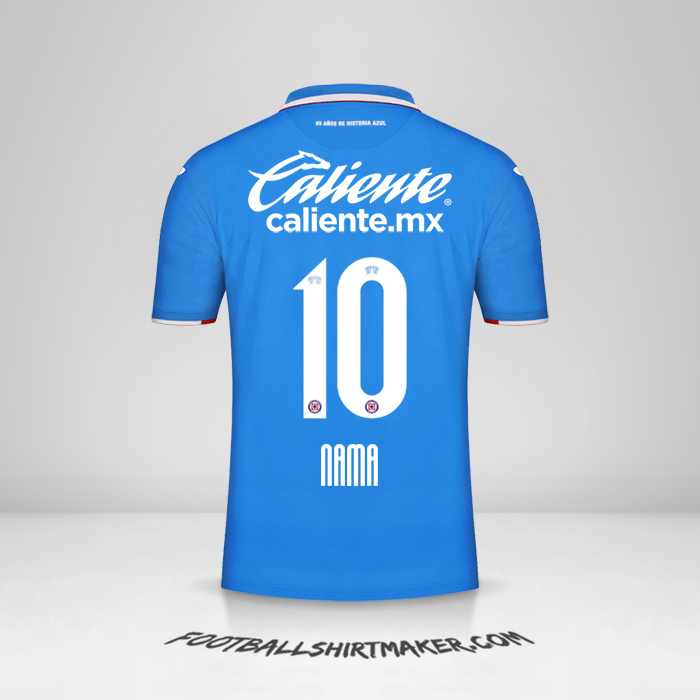 Jersey Cruz Azul 2022/2023 -  nama - 10