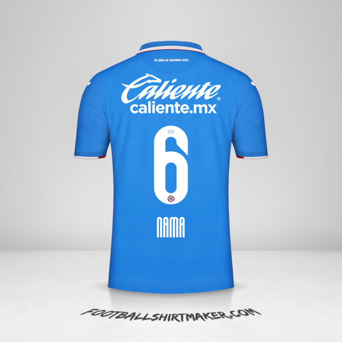 Jersey Cruz Azul 2022/2023 -  nama - 6