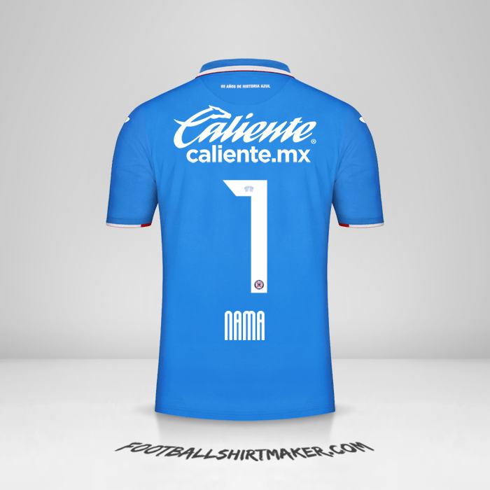 Jersey Cruz Azul 2022/2023 -  nama - 7