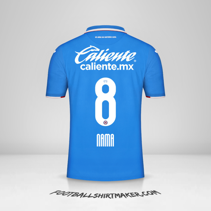 Jersey Cruz Azul 2022/2023 -  nama - 8