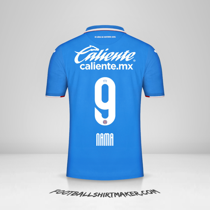 Jersey Cruz Azul 2022/2023 -  nama - 9