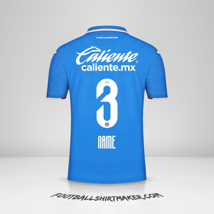 Shirt Cruz Azul 2022/2023 -  name - 3