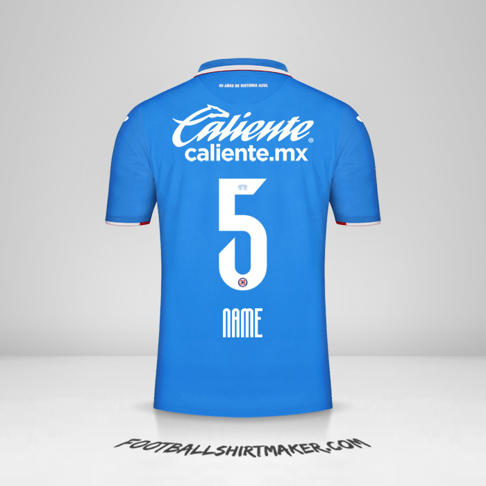 Jersey Cruz Azul 2022/2023 -  name - 5