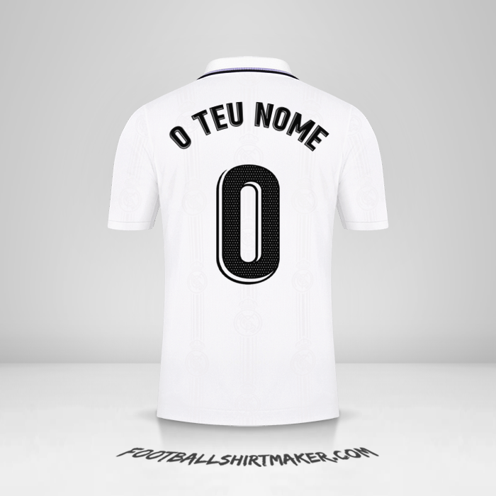 Camisola Real Madrid CF 2022/2023 -  o teu nome - 0