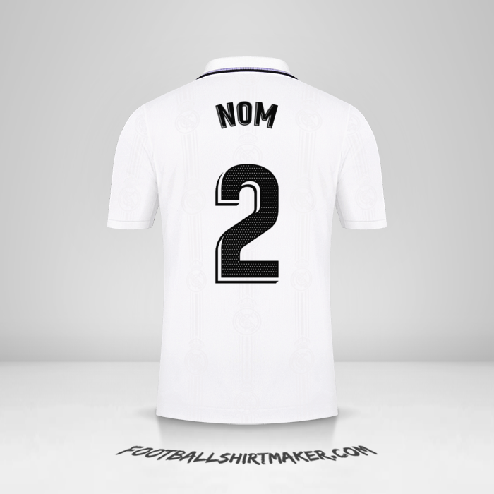 Maillot Real Madrid CF 2022/2023 -  nom - 2