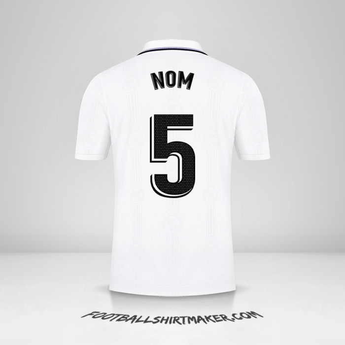 Maillot Real Madrid CF 2022/2023 -  nom - 5