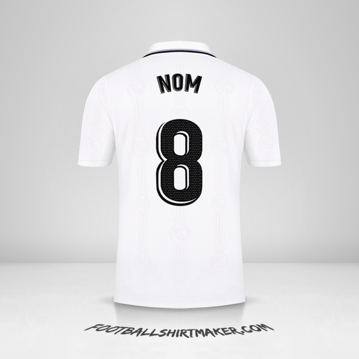 Maillot Real Madrid CF 2022/2023 -  nom - 8