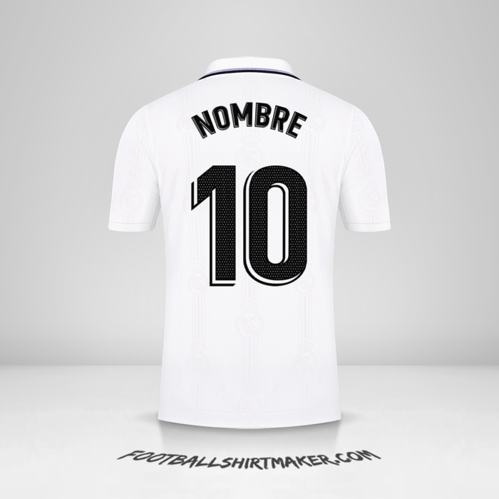 Camiseta Real Madrid CF 2022/2023 -  nombre - 10