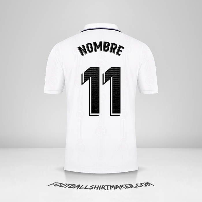 Camiseta Real Madrid CF 2022/2023 -  nombre - 11