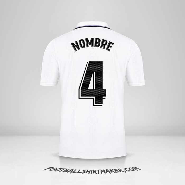 Jersey Real Madrid CF 2022/2023 -  nombre - 4