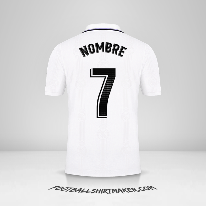 Jersey Real Madrid CF 2022/2023 -  nombre - 7