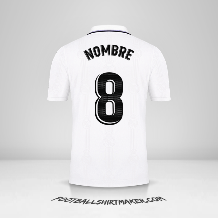 Jersey Real Madrid CF 2022/2023 -  nombre - 8