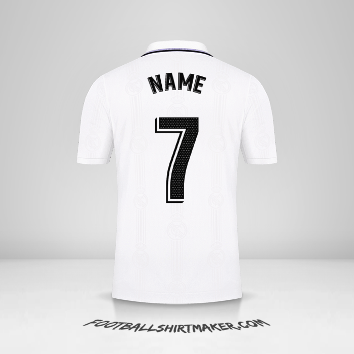 Jersey Real Madrid CF 2022/2023 -  name - 7